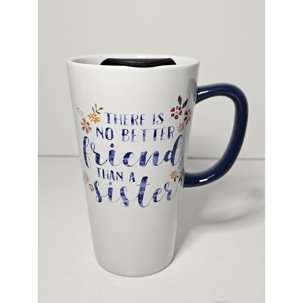 Modern Southern Home No Better Friend Than A Sister Ceramic Travel Mug With Lid
